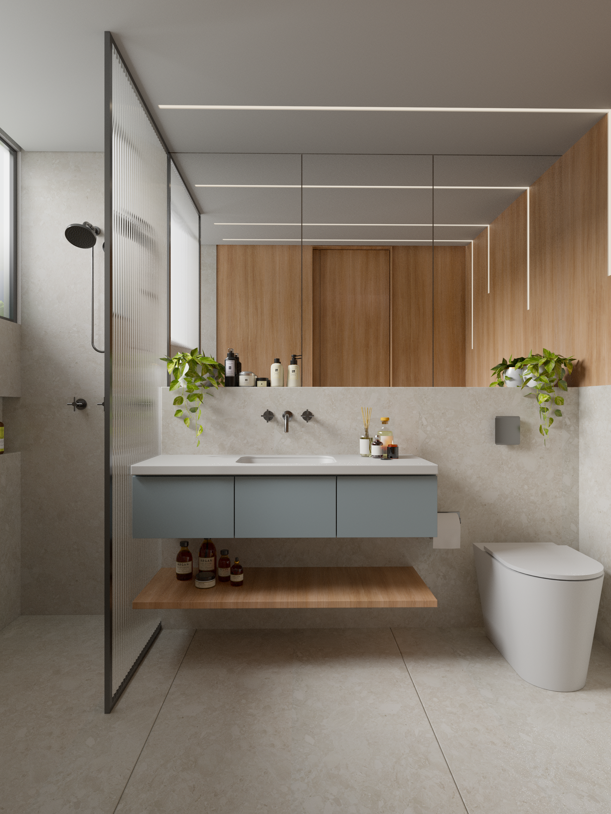 Bancada Para Banheiro Com Cuba Em Ssm Corian 150cm - Corrieri Brasil