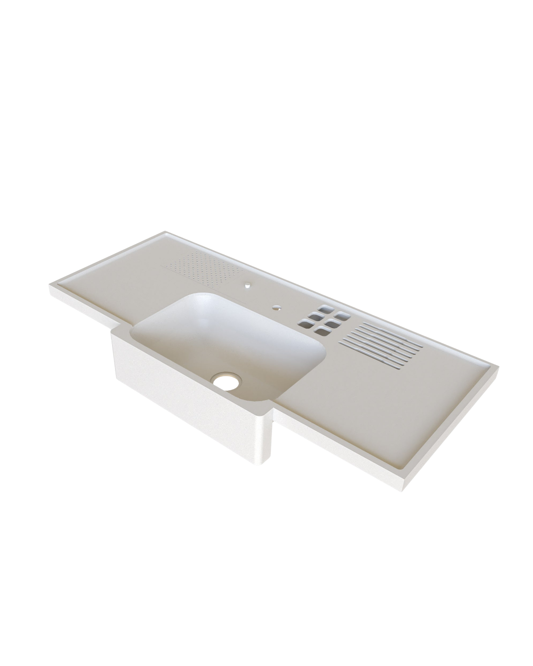 Bancada para Cozinha em SSM Corian - 150cm - Corrieri Brasil