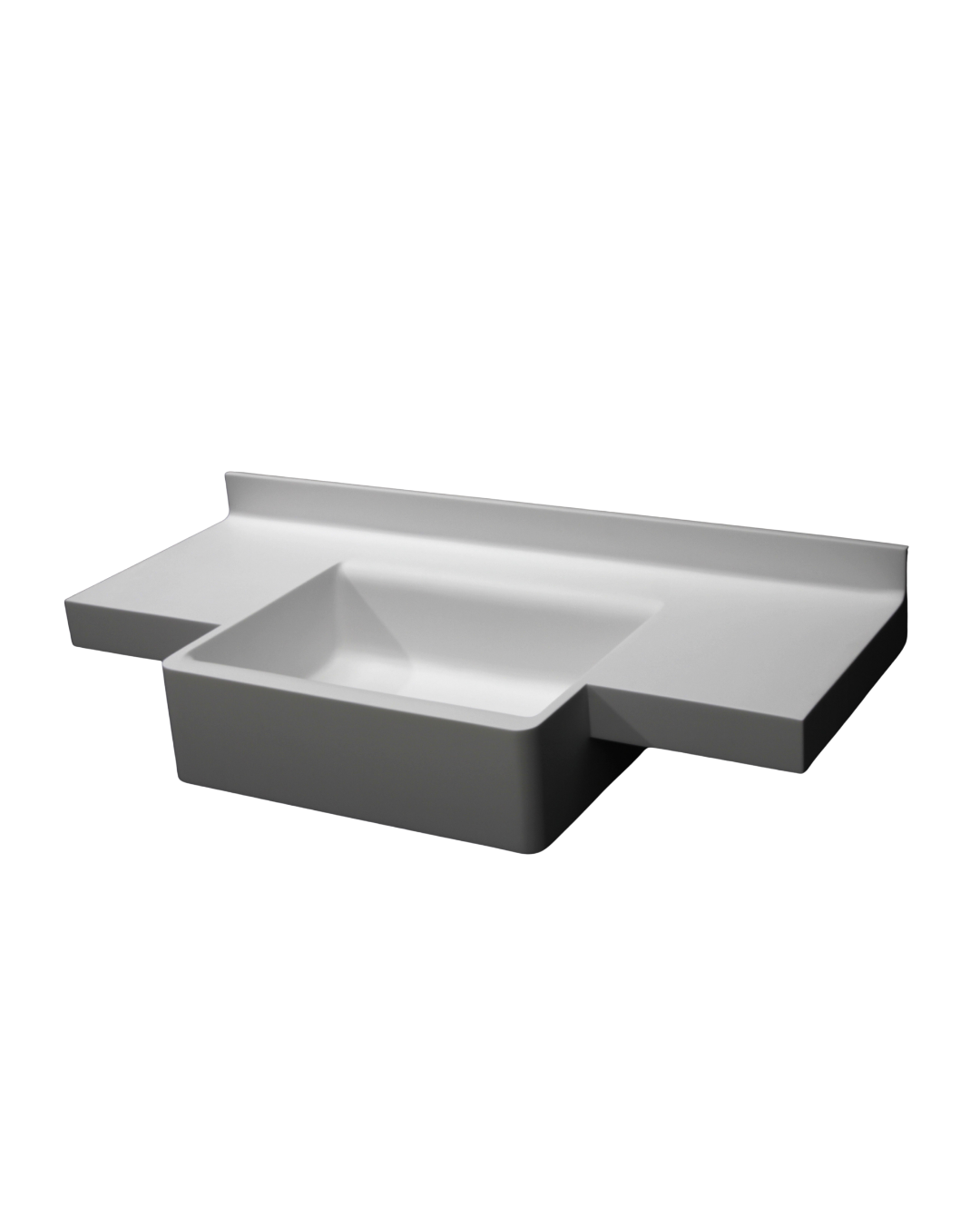 Lavatório 80cm em SSM Corian - Corrieri Brasil