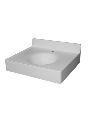 Lavatório 60cm em SSM Corian - Corrieri Brasil