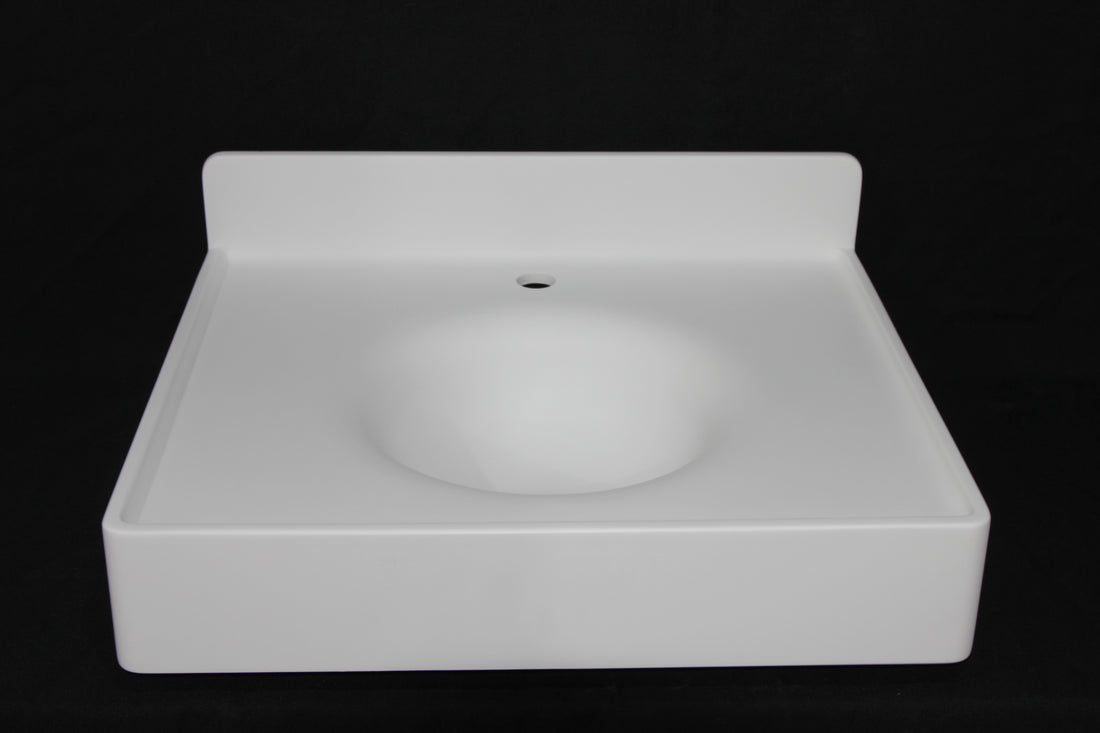 Lavatório 60cm em SSM Corian
